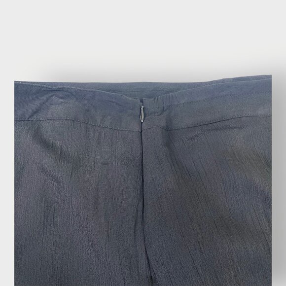 Soft Surroundings Maxi Skirt | L Tall | Black Crinkle | Boho Witchy - Picture 5 of 13